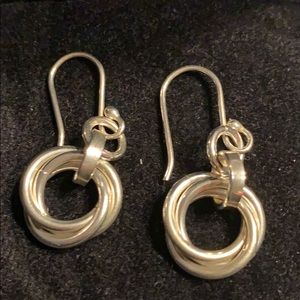Silver earrings